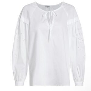 NWT RAILS Dari Eyelet Drop Shoulder Top.Size S